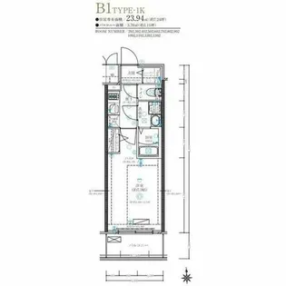 ディアレイシャス名古屋太閤通Ⅳ【11階】の間取り