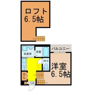 コンフォルタ杉村【1階】の間取り