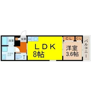 エステイトN名古屋星崎【3階】の間取り