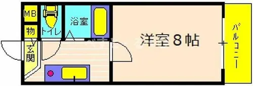 サンシャビル【3階】の間取り