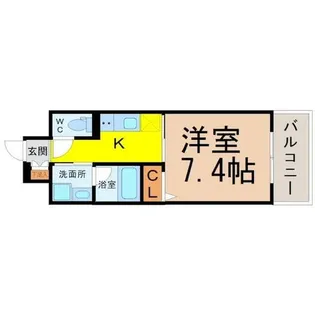 GRAND ESPOIR IZUMI(グランエスポワール泉)【6階】の間取り