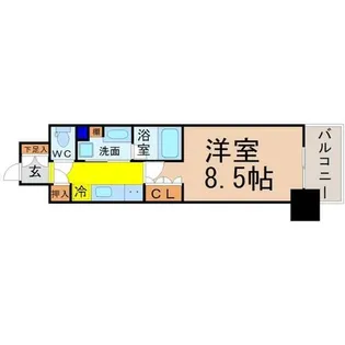 OKBアヴェニール菊井町【5階】の間取り