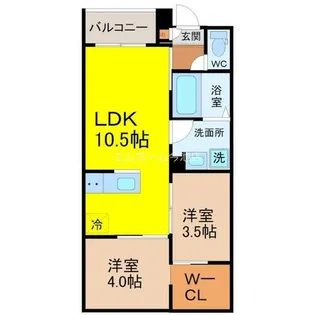 REGALEST ZION 神宮の杜【3階】の間取り