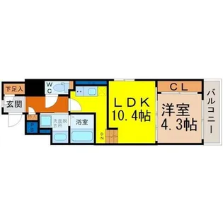 ドゥーエ千種【9階】の間取り