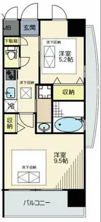 NORTH VILLAGE BIRTH PLACE【5階】の間取り