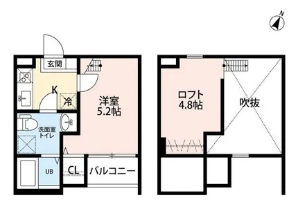 I-kea(アイケア)【2階】の間取り