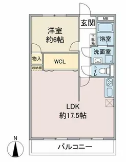 サクセス米本【2階】の間取り