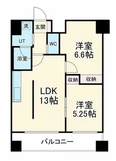 中駒グランヒルズ太閤通駅Ⅰ【14階】の間取り