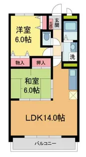 シェリール苦楽園II【1階】の間取り
