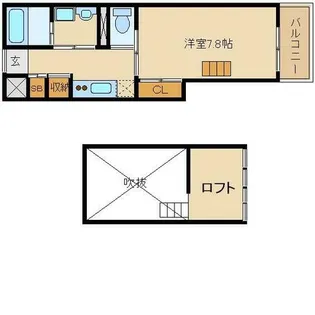 T’s SQUARE【4階】の間取り