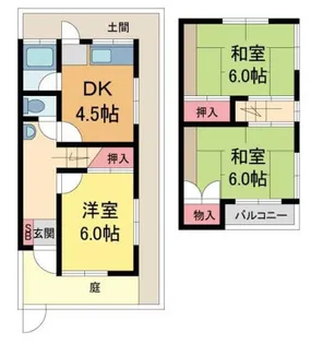 柴田ハイツ【2号室】の間取り