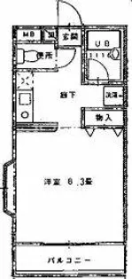 メゾン・エスト【1階】の間取り