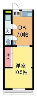 仁川コーポA棟【4階】の間取り