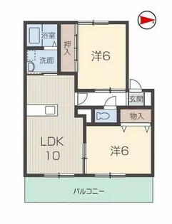 グランシャリオ【1階】の間取り