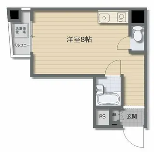 シャトー大手前【5階】の間取り