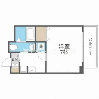 ラシュレエグゼ本町【4階】の間取り