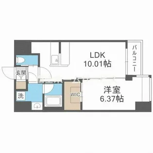 Vinoプレジオ本町【7階】の間取り