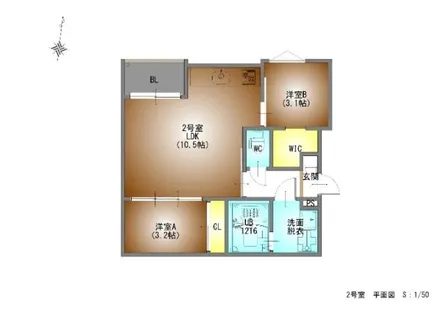 REGALEST千成【2階】の間取り