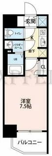 S-RESIDENCE大阪九条North【4階】の間取り