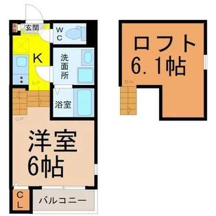 SERENUS塩釜口(セレヌス塩釜口)【203号室】の間取り