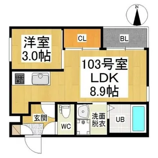 REGALEST中村公園西【1階】の間取り