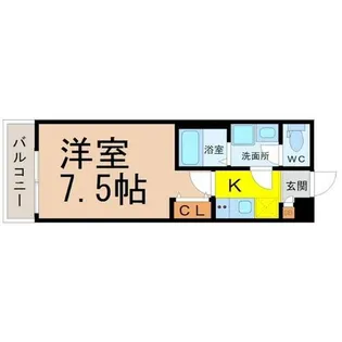 ルシエル吹上【1階】の間取り