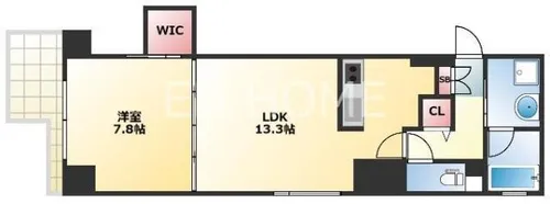 パウゼ堺筋【3階】の間取り