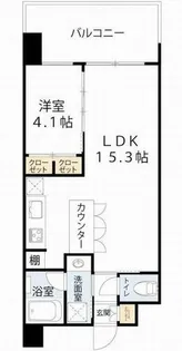 プレジオ御幣島ASIAN【7階】の間取り