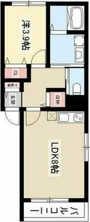 FlorestaHonjin(フロレスタ ホンジン)【3階】の間取り