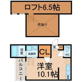 エルフパパ小本【1階】の間取り