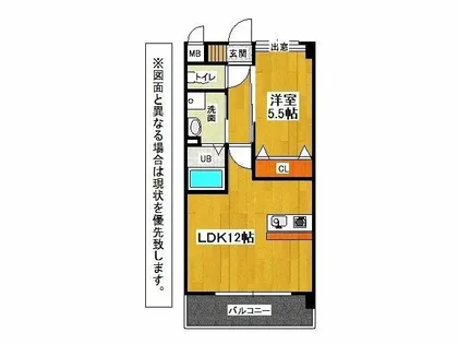 アクシオ足立【3階】の間取り
