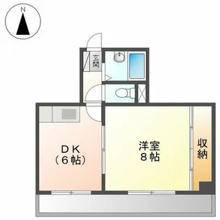 加藤ビル【5B号室】の間取り