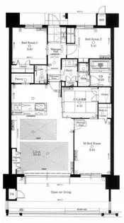 アーティックス馬借ヘリテイジ【2階】の間取り