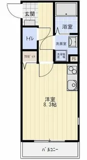福岡県北九州市戸畑区沢見2丁目【アパート】の間取り