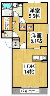 Ag court【2階】の間取り