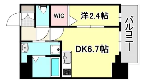 アドバンス神戸ウィステリアパーク【3階】の間取り