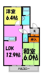 TUNA宝塚【ツナタカラヅカ】【2階】の間取り