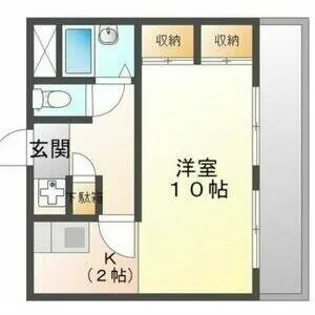グランドハイツ豊山I【306号室】の間取り