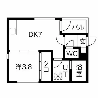ハーモニーテラス六番【3階】の間取り