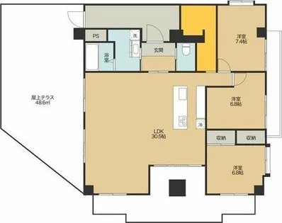 キクシンビル【7階】の間取り