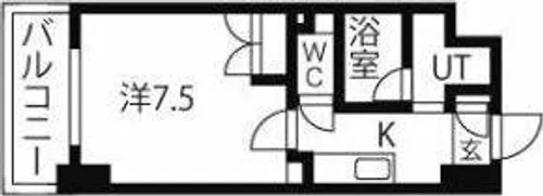 アマーレ葵【3階】の間取り