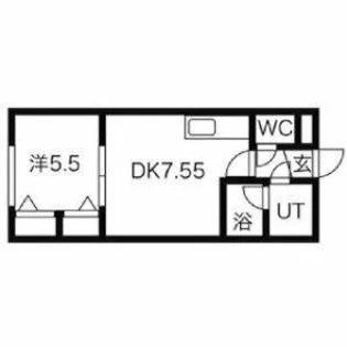 レジデンス高石【1階】の間取り