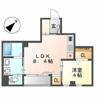 Bonhevr Maison 白金【3階】の間取り