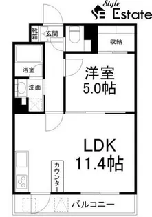 サリジェール瑞穂【5階】の間取り