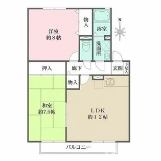 グランメール・コート【2階】の間取り