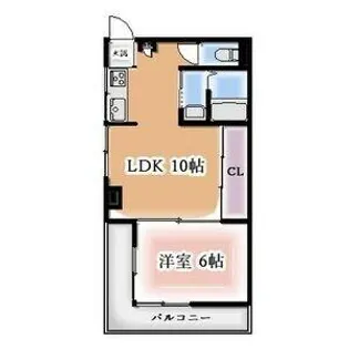 コーポヒョーカ【3階】の間取り