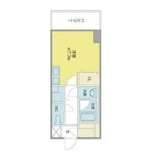 ベレーサ築地口ステーションタワー【10階】の間取り