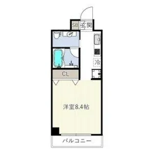 HERBE入船【7階】の間取り