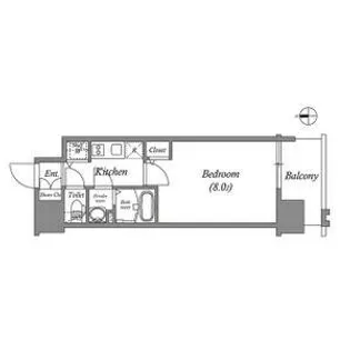 エスリード栄イーストスクエア【9階】の間取り