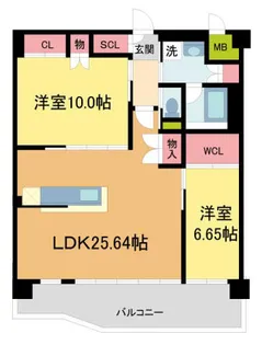 プレジオ宝塚ASIAN【5階】の間取り